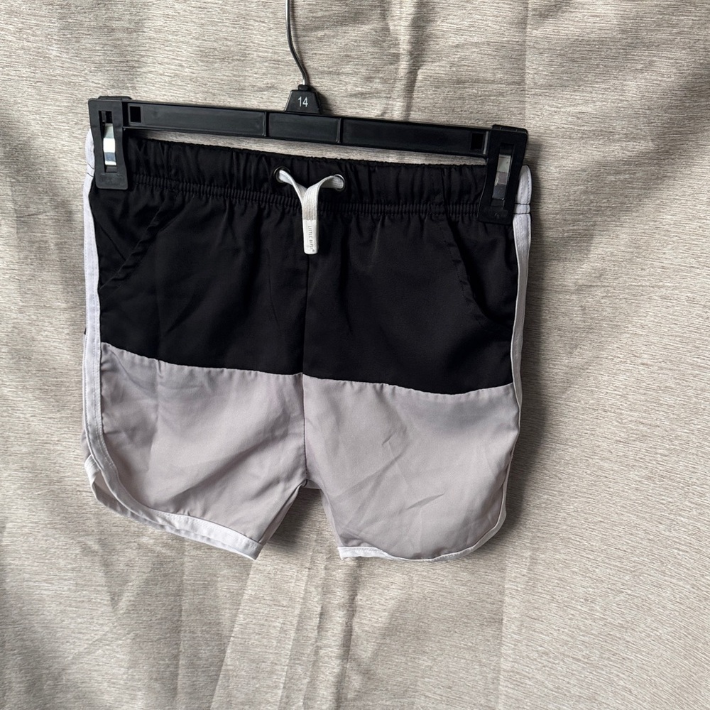 Little Bipsy Black and Gray Swim Shorts